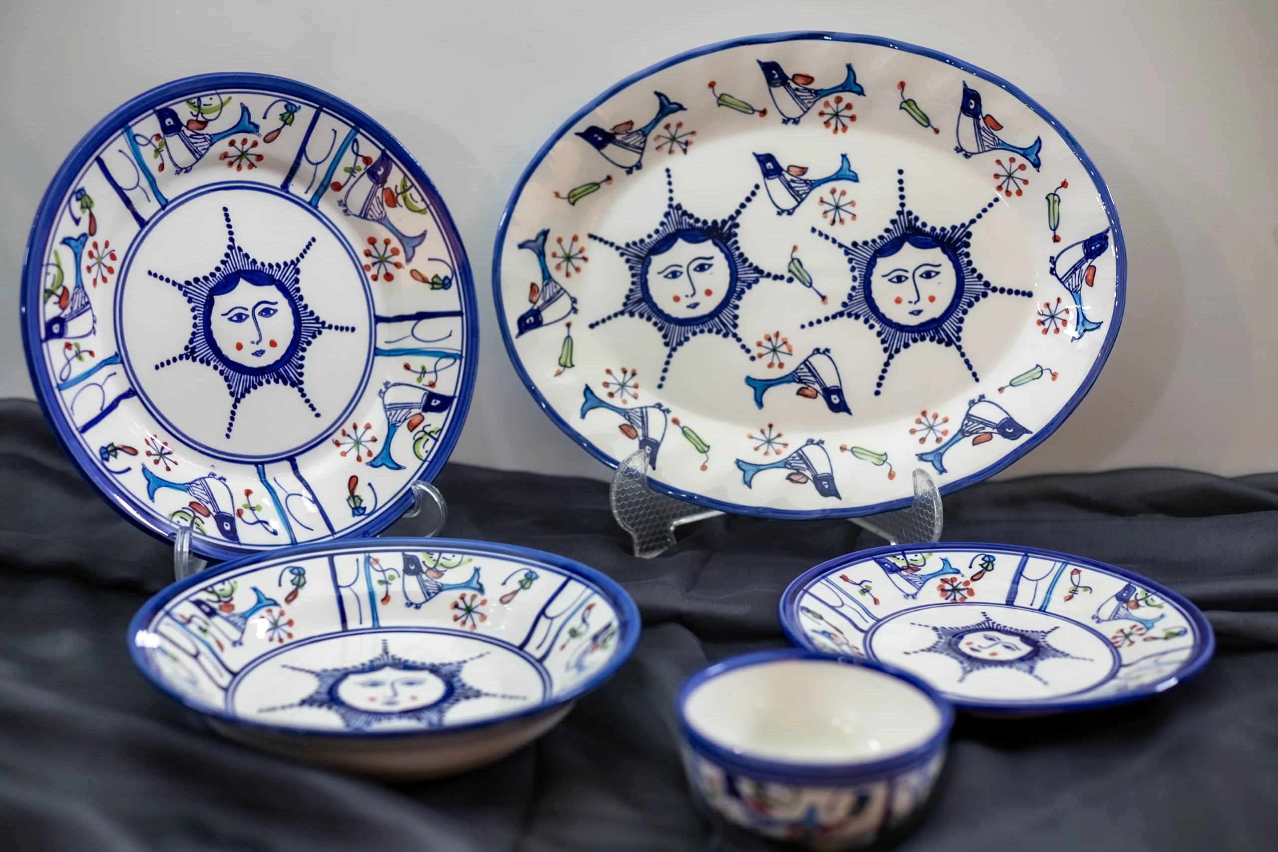 بشقاب برنج خوری مرغک و خورشیدی - Image 2