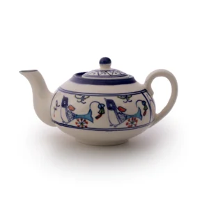 قوری طرح گل و مرغ